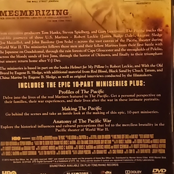 The Pacifica Set Steven Spielberg Six disk full set - Picture 14 of 15